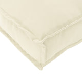 Pallet Cushion Set 2 pcs Cream 150 x 40 x 8 cm Oxford Fbric 42001710