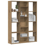 Room Divider/Book Cabinet Artisan Oak 100x24x140 cm Engineered Wood 855843
