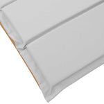 Sun lounger 2 pcs Light Grey 184 x 55 x 64cm Solid Acacia wood 4107100