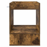 End Table 2 pcs Smoked Oak 40 x 40 x 56 cm Engineered Wood 890953