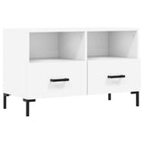 TV Cabinet White 80x36x50 cm Engineered Wood 828972
