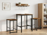 Bar Stool 2 pcs Old Wood 40 x 32 x 64 cm Engineered Wood 8006190