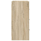 Sideboard Sonoma Oak 75 x 33 x 80 cm Engineered Wood 8011101