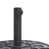 ZNTS Parasol Base for Ø38 / 48 mm Poles 25 kg Round 4007975