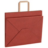 Paper Bags 250 pcs with Handles Red 32x22x24 cm 4101987
