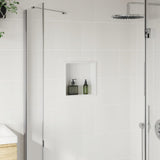 Shower Niche Matt White 32x32x9 cm Stainless Steel 4005127