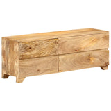 TV Cabinet Solid Mango Wood 110x30x40 cm 246144