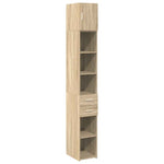 Slim Storage Cabinet Sonoma Oak 30x42.5x225 cm Engineered Wood 3281268