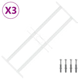 Security Grille for Windows with 2 Crossbars 3 pcs 43-74 cm 42031300