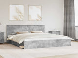 Bed Frame with Headboard Concerte 180 x 200 cm Solid Pine Wood 3410977