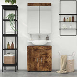 Bathroom Furniture Set TULUM 2 pcs Smoked Oak 60 x 34 x 63 cm 3398019