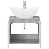 Bathroom Furniture Set Concrete Grey Engineered Wood 3404343