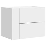 ZNTS Wall-mounted Bedside Cabinet White 45x30x35 cm 848325