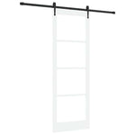 Sliding Door Manual ORKDAL White 83 x 232 cm Wood and metal 3332478