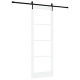 Sliding Door Manual ORKDAL White 83 x 232 cm Wood and metal 3332478