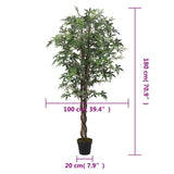 Artificial Maple Tree 672 Leaves 180 cm Green 359023