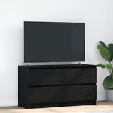 TV Cabinet Black 100x35x54 cm Engineered Wood 861797