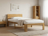 Single Bed Frame with Headboard ROSTOCK White 75 x 190 cm 903397