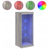Sideboard with LED Lights Grey Sonoma 41x37x100 cm 836733