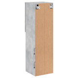 TV Cabinets with LED Lights 2 pcs Concrete Grey 30.5x30x102 cm 837022