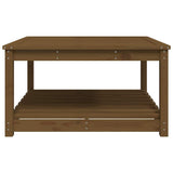 Garden Table Honey Brown 82.5x82.5x45 cm Solid Wood Pine 824144
