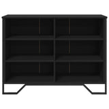 Sideboard Black 101x35.5x74.5 cm Engineered Wood 848554