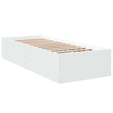 Bed Frame without Mattress White 100x200 cm 3281049