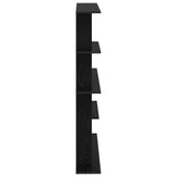 Wall Shelving Unit Black 102 x 20 x 130 cm Engineered Wood 8012053