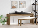 Keyboard Stand Artisan Oak 130 x 32 x 64 cm Engineered Wood 899486
