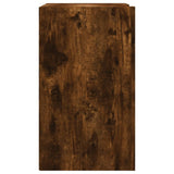 Wall Cabinet Smoked Oak 75x35x60 cm Engineered Wood 848427