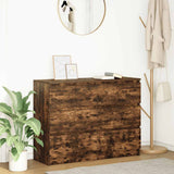 Sideboard Smoked Oak 100x35x76 cm Engineered Wood 3328502