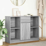 Sideboard with Drawer Grey Sonoma 101x35x76 cm Engineered Wood 861567
