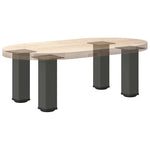 ZNTS Coffee Table Legs 4 pcs Anthracite 30-32 cm Steel 4012462