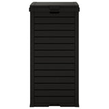 Outdoor Garbage Bin Black 41x41x86 cm Polypropylene 364171
