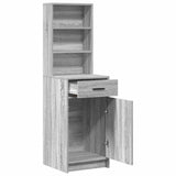 Highboard Grey Sonoma 40 x 40.5 x 135 cm Engineered Wood 865078