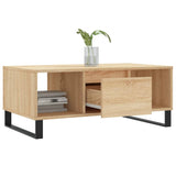 Coffee Table Sonoma Oak 90x50x36.5 cm Engineered Wood 830599