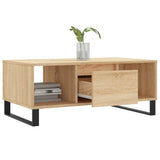 Coffee Table Sonoma Oak 90x50x36.5 cm Engineered Wood 830599