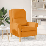 Armchair Dark yellow 76 x 94 x 102 cm Fabric 42009848