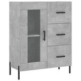 Sideboard Concrete Grey 69.5x34x90 cm Engineered Wood 828056