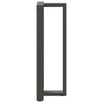 ZNTS Bar Table Legs T-Shaped 2 pcs Anthracite 50x35x cm Steel 4013102