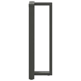Bar Table Legs T-Shaped 2 pcs Anthracite 50x35x cm Steel 4013102