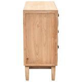 Drawer Cabinet Solid Fir Wood 80x36x75 cm 245778