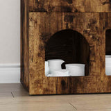 Sideboard Smoked Oak 80.5 x 35 x 59 cm Engineered Wood 891329
