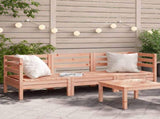Garden Sofa Douglas natural wood Solid Douglas Wood 3-Seater 838031