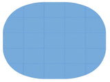 Pool Ground Mat 25 pcs 292 cm Round EVA Foam Blue 42042638