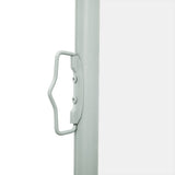 Patio Retractable Side Awning 160x600 cm Cream 317959