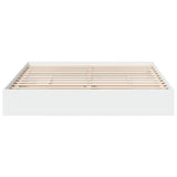 Bed Frame with Drawers without Mattress White 200x200 cm 3280629