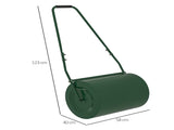 63 L Heavy Duty Water Or Sand Filled 30cm Garden Steel Lawn Roller Drum - Dark Green T3398P325124