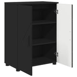 Bathroom Cabinet Black 60 x 35 x 80 cm Engineered wood & Metal 883305