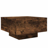 Coffee Table Smoked Oak 55x55x31 cm Engineered Wood 836571